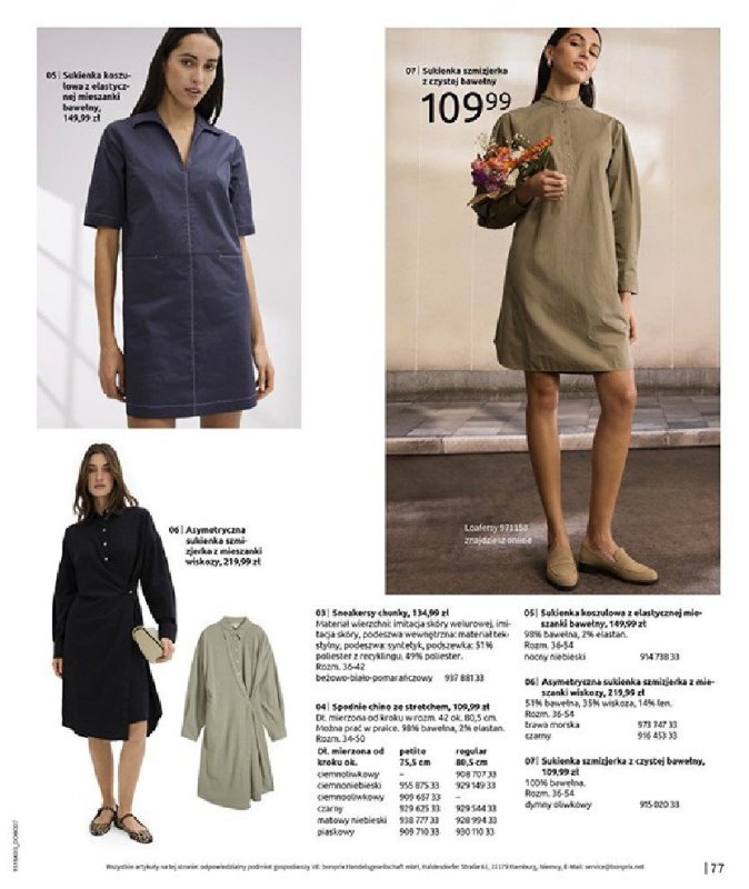 bonprix - gazetka promocyjna Katalog PREMIERA SEZONU od poniedziałku 03.03 do niedzieli 25.05 - strona 79