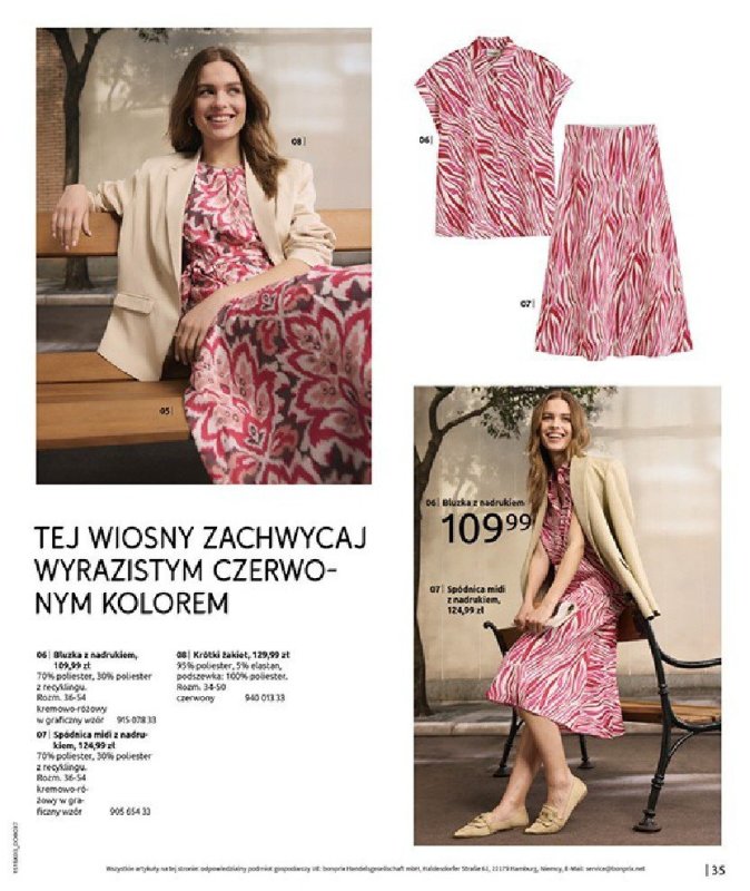 bonprix - gazetka promocyjna Katalog PREMIERA SEZONU od poniedziałku 03.03 do niedzieli 25.05 - strona 37