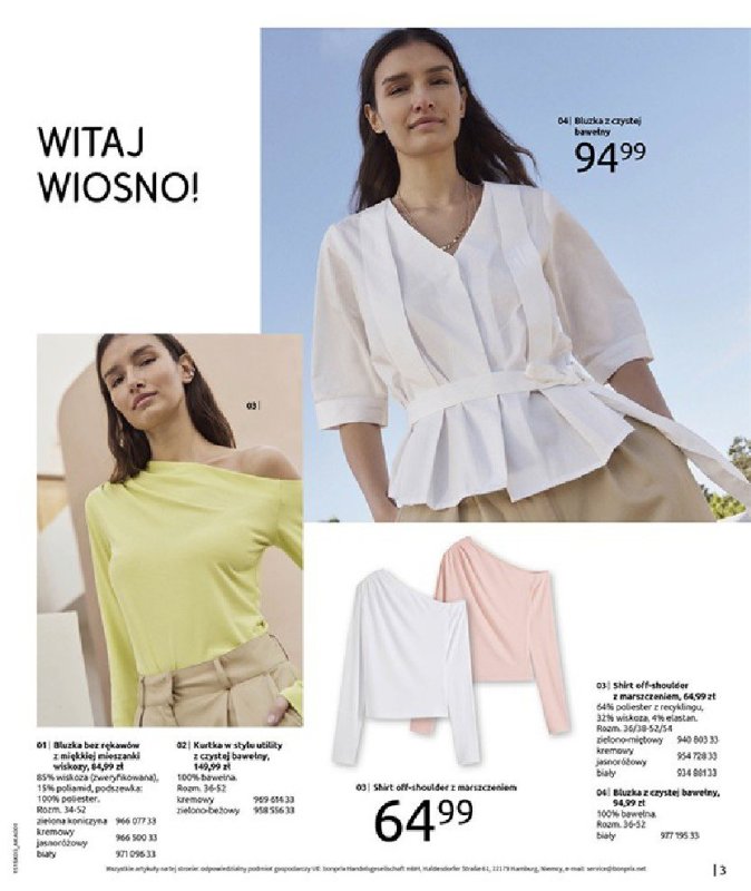 bonprix - gazetka promocyjna Katalog PREMIERA SEZONU od poniedziałku 03.03 do niedzieli 25.05 - strona 5