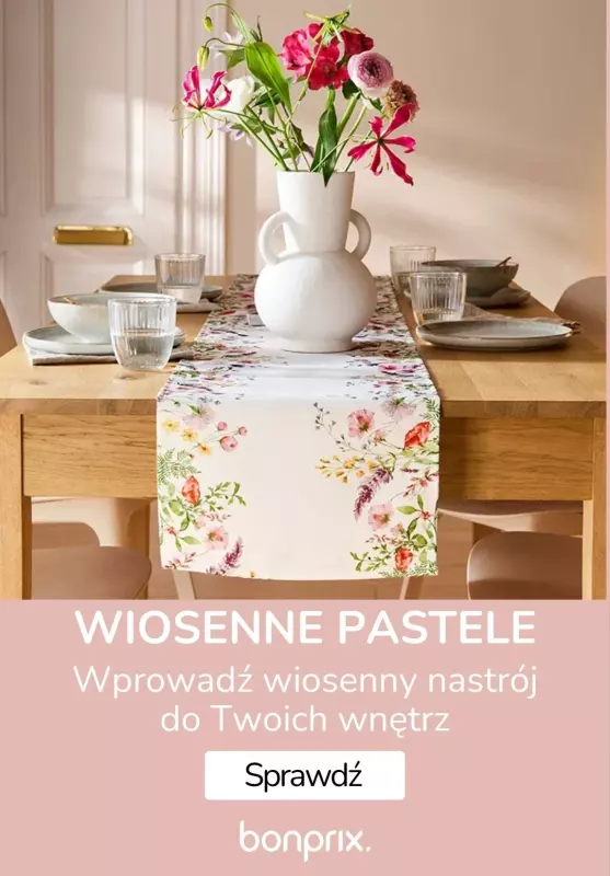 bonprix - gazetka promocyjna Dekoracje w pastelowych kolorach od wtorku 04.03 do wtorku 11.03