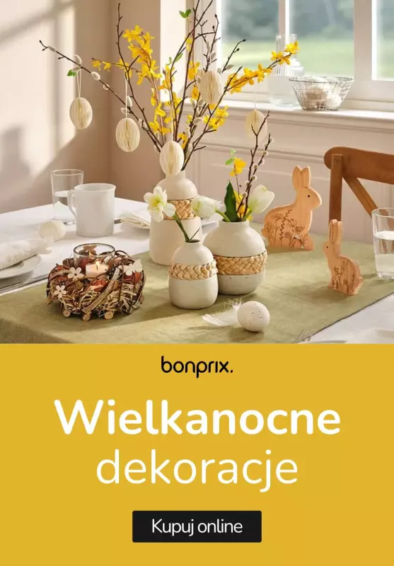 bonprix - gazetka promocyjna Wielkanocne dekoracje od wtorku 25.03 do poniedziałku 31.03