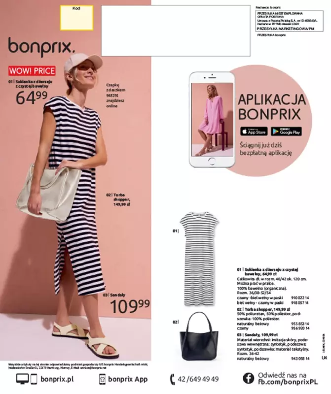 bonprix - gazetka promocyjna HITY WIOSENNEJ MODY od czwartku 24.04 do soboty 31.05 - strona 124