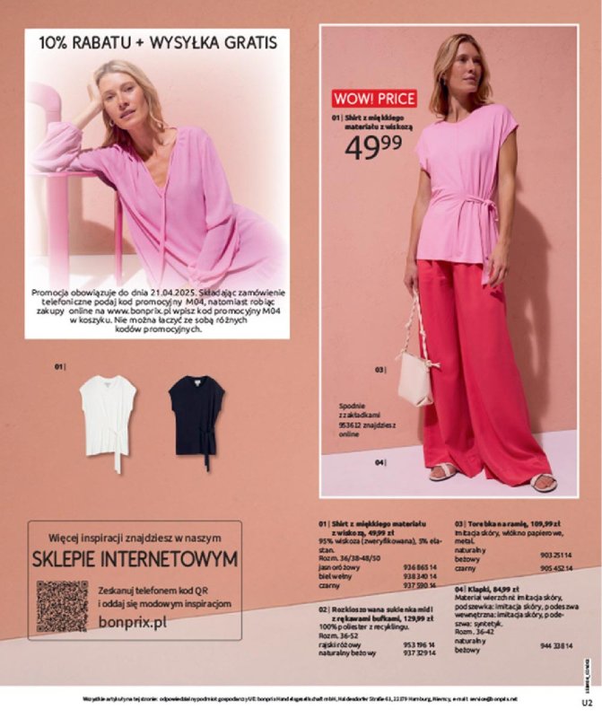bonprix - gazetka promocyjna HITY WIOSENNEJ MODY od czwartku 24.04 do soboty 31.05 - strona 2