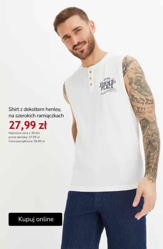bonprix - gazetka promocyjna Wyprzedaż odzież męska   - strona 2