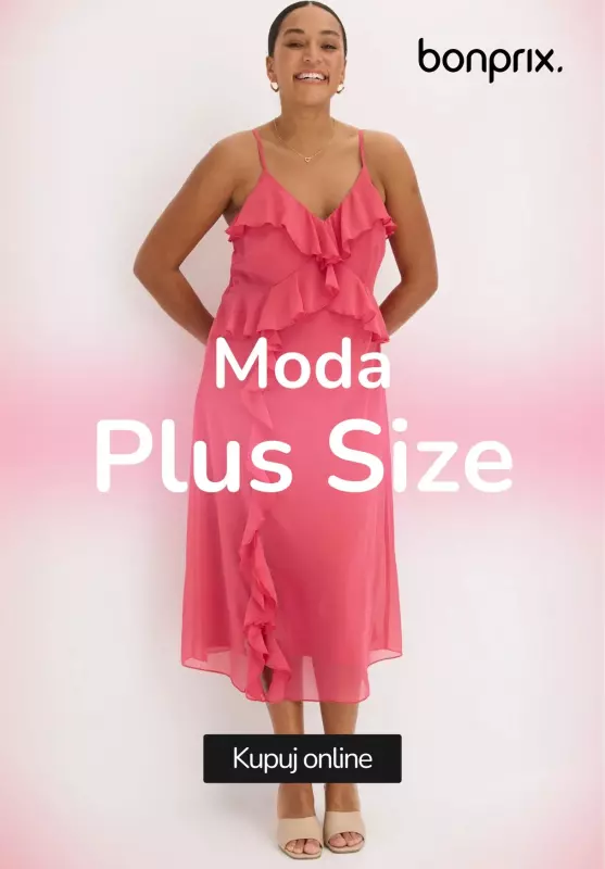 bonprix - gazetka promocyjna Moda plus size  