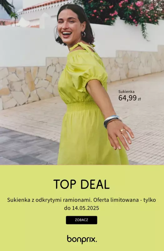 bonprix - gazetka promocyjna TOP DEAL od piątku 09.05 do środy 14.05