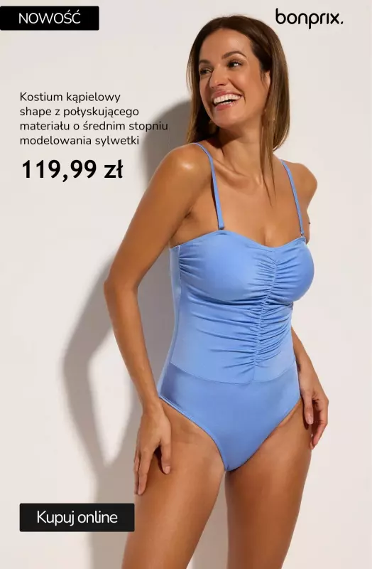 bonprix - gazetka promocyjna Stroje kąpielowe - nowość   - strona 2