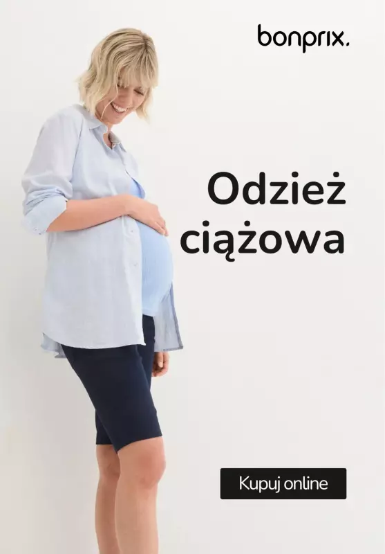 bonprix - gazetka promocyjna Odzież ciążowa od środy 14.05 do wtorku 20.05