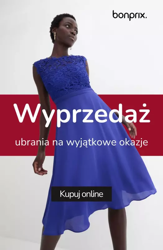 bonprix - gazetka promocyjna Wyprzedaż | Ubrania na specjalne okazje od piątku 16.05 do czwartku 22.05