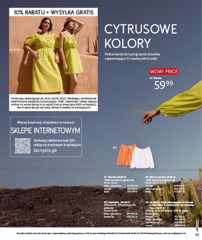 bonprix - gazetka promocyjna Katalog CYTRUSOWE KOLORY od czwartku 29.05 do poniedziałku 07.07 - strona 2