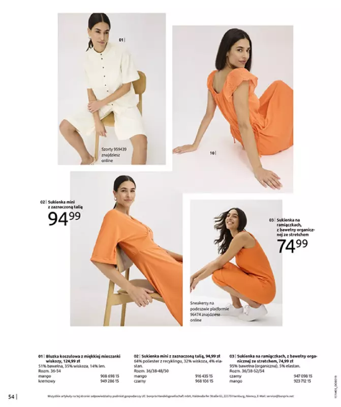 bonprix - gazetka promocyjna Katalog CYTRUSOWE KOLORY od czwartku 29.05 do poniedziałku 07.07 - strona 56