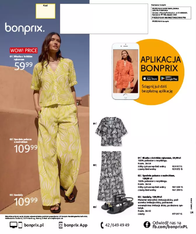 bonprix - gazetka promocyjna Katalog CYTRUSOWE KOLORY od czwartku 29.05 do poniedziałku 07.07 - strona 124