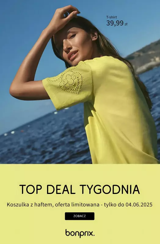 bonprix - gazetka promocyjna Top deal - produkty z tymczasowo obniżoną ceną  