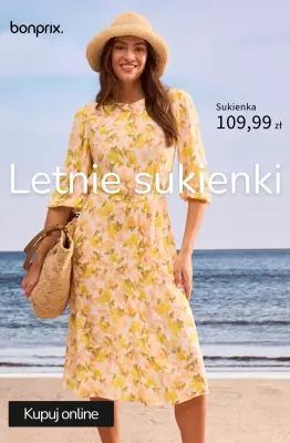 bonprix - gazetka promocyjna Letnie sukienki od wtorku 10.06 do poniedziałku 16.06