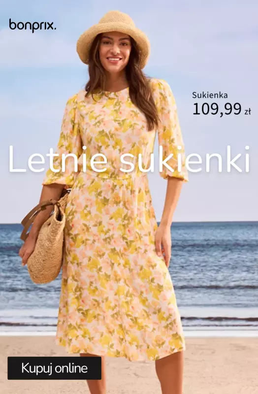 bonprix - gazetka promocyjna Letnie sukienki od wtorku 10.06 do poniedziałku 16.06