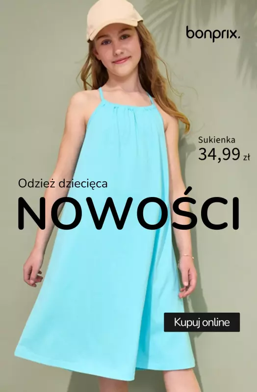 bonprix - gazetka promocyjna NOWOŚCI dla dzieci  
