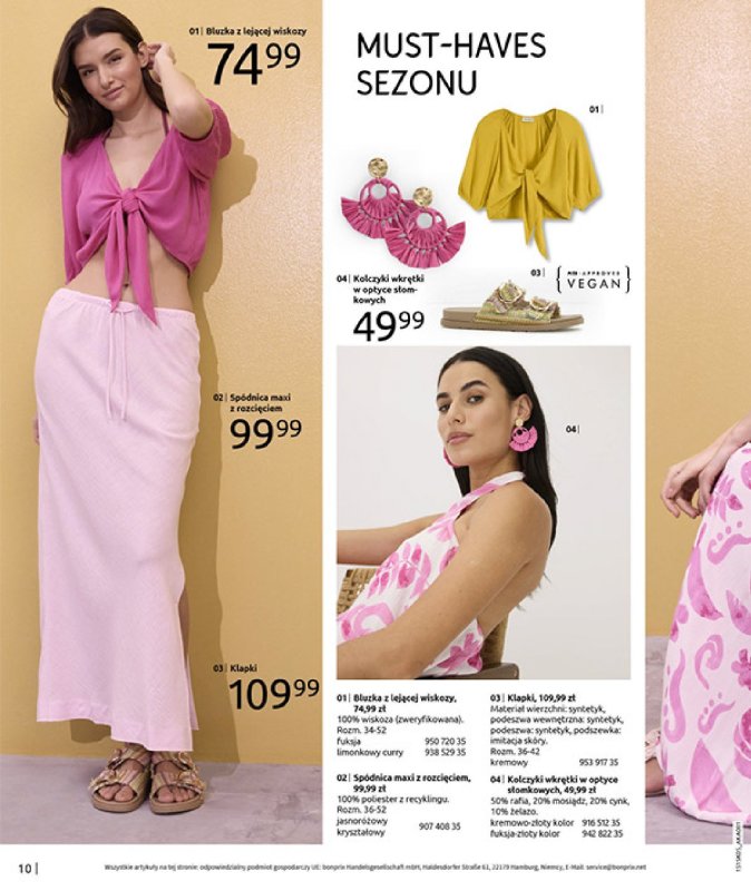 bonprix - gazetka promocyjna Katalog Urlopowe niezbędniki od wtorku 17.06 do poniedziałku 28.07 - strona 12