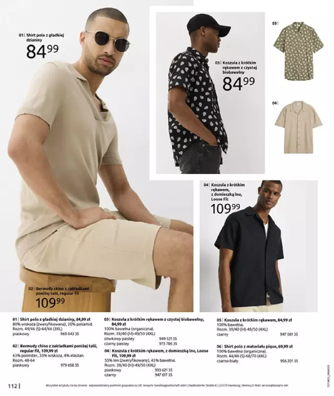 bonprix - gazetka promocyjna Katalog Urlopowe niezbędniki od wtorku 17.06 do poniedziałku 28.07 - strona 114