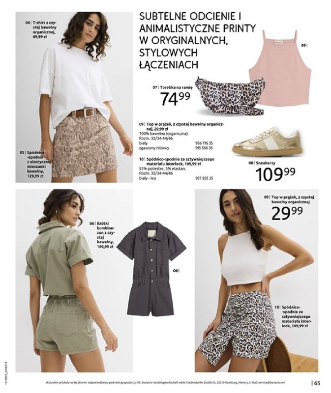 bonprix - gazetka promocyjna Katalog Urlopowe niezbędniki od wtorku 17.06 do poniedziałku 28.07 - strona 67