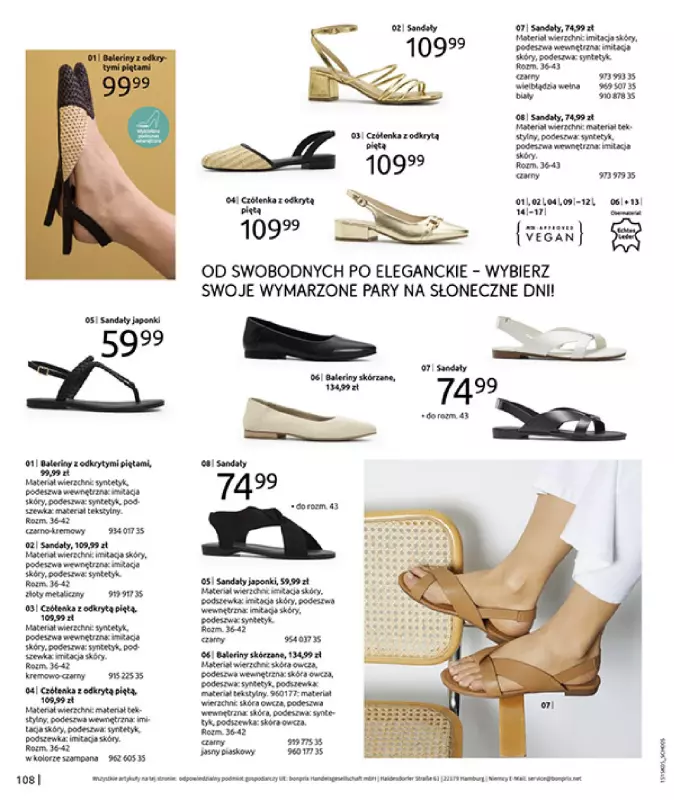 bonprix - gazetka promocyjna Katalog Urlopowe niezbędniki od wtorku 17.06 do poniedziałku 28.07 - strona 110
