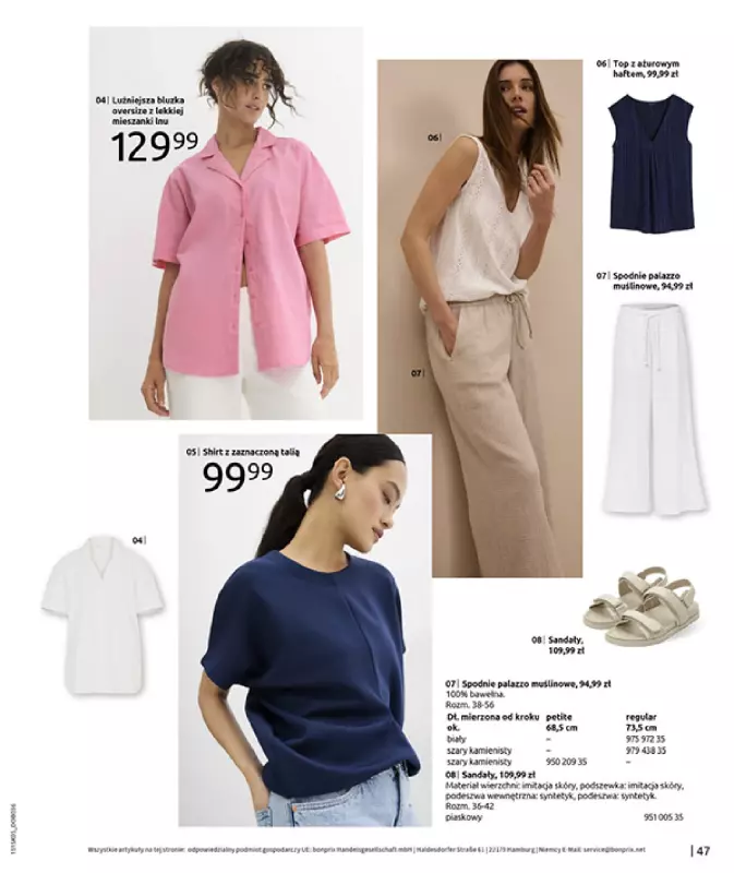 bonprix - gazetka promocyjna Katalog Urlopowe niezbędniki od wtorku 17.06 do poniedziałku 28.07 - strona 49