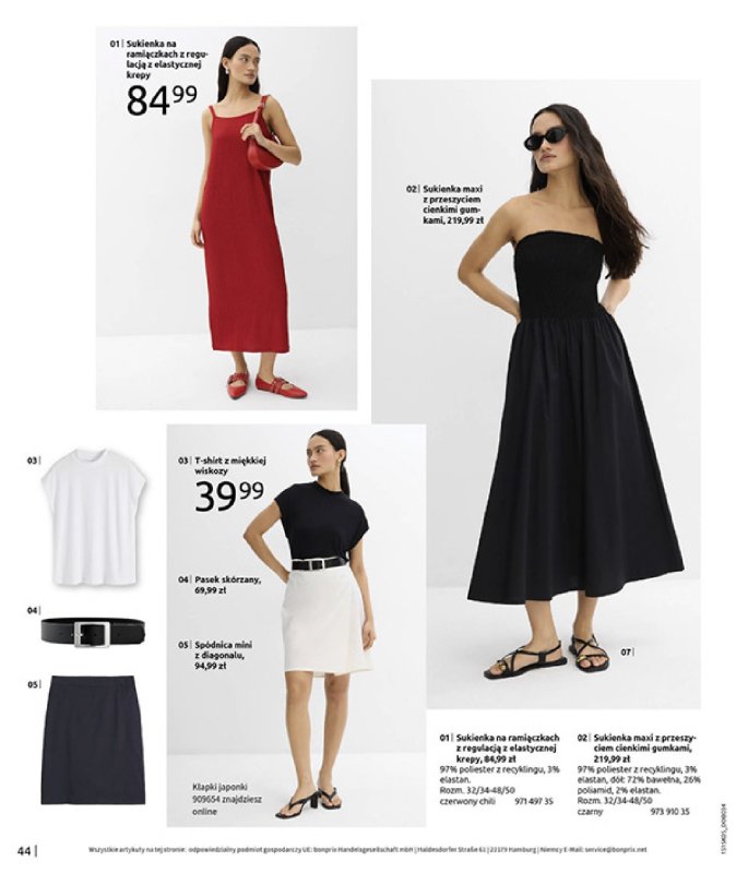 bonprix - gazetka promocyjna Katalog Urlopowe niezbędniki od wtorku 17.06 do poniedziałku 28.07 - strona 46