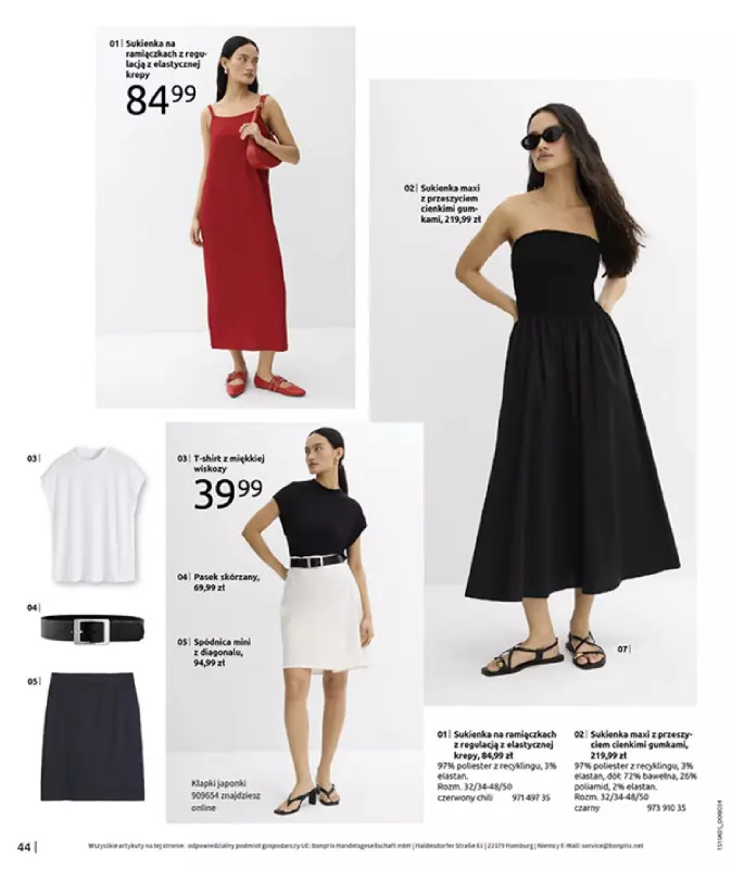 bonprix - gazetka promocyjna Katalog Urlopowe niezbędniki od wtorku 17.06 do poniedziałku 28.07 - strona 46