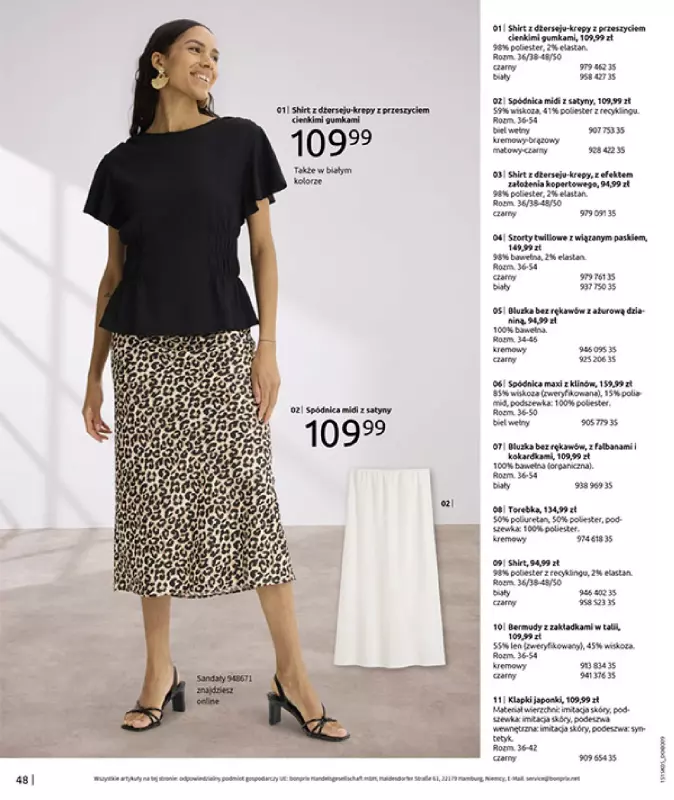 bonprix - gazetka promocyjna Katalog Urlopowe niezbędniki od wtorku 17.06 do poniedziałku 28.07 - strona 50
