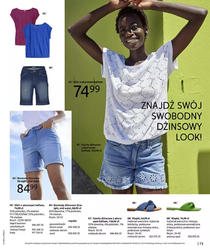 bonprix - gazetka promocyjna Katalog Urlopowe niezbędniki od wtorku 17.06 do poniedziałku 28.07 - strona 75
