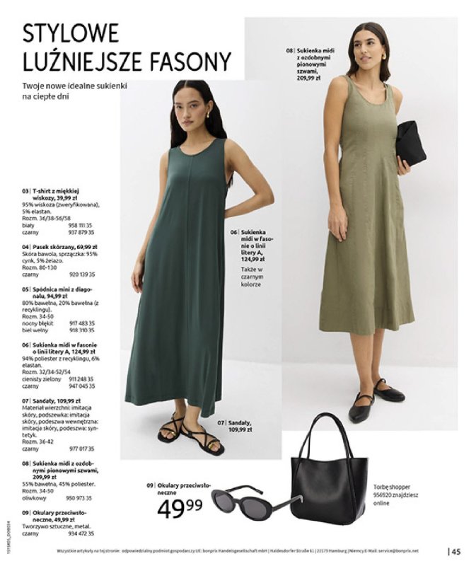 bonprix - gazetka promocyjna Katalog Urlopowe niezbędniki od wtorku 17.06 do poniedziałku 28.07 - strona 47