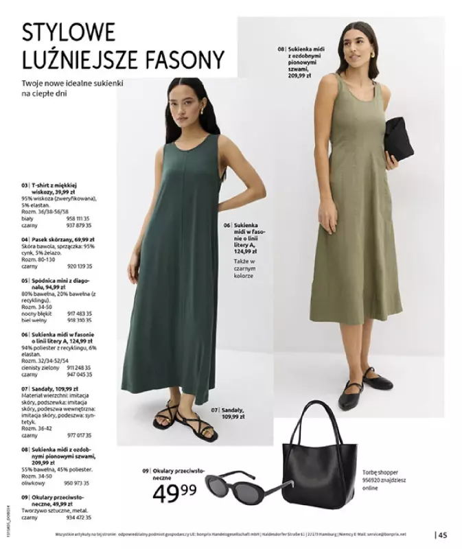 bonprix - gazetka promocyjna Katalog Urlopowe niezbędniki od wtorku 17.06 do poniedziałku 28.07 - strona 47