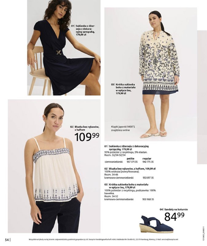 bonprix - gazetka promocyjna Katalog Urlopowe niezbędniki od wtorku 17.06 do poniedziałku 28.07 - strona 56