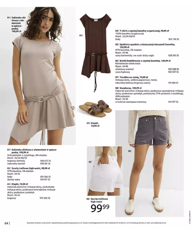 bonprix - gazetka promocyjna Katalog Urlopowe niezbędniki od wtorku 17.06 do poniedziałku 28.07 - strona 66