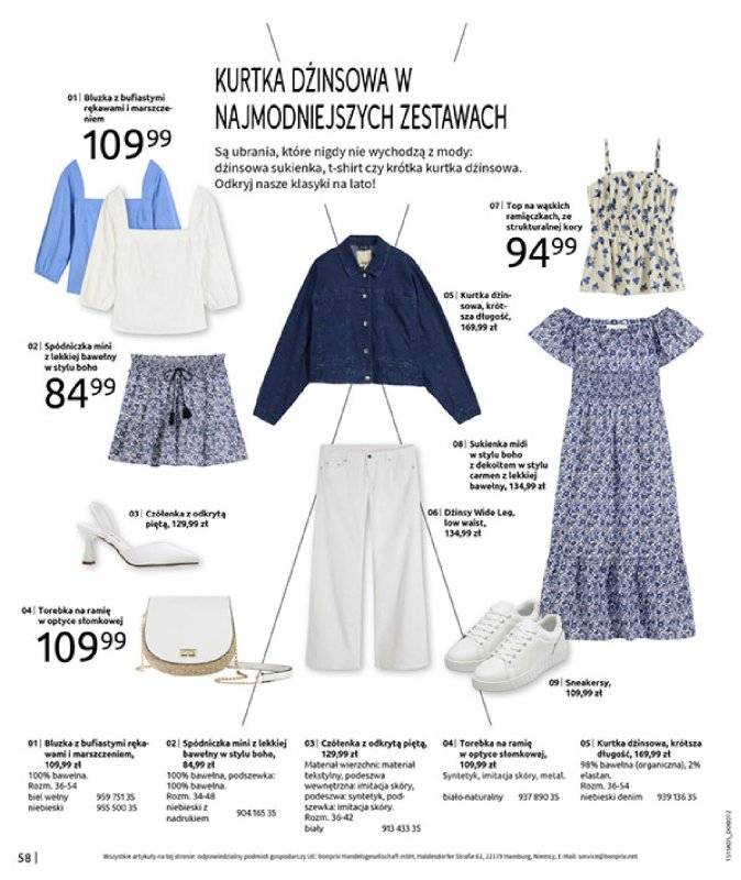 bonprix - gazetka promocyjna Katalog Urlopowe niezbędniki od wtorku 17.06 do poniedziałku 28.07 - strona 60