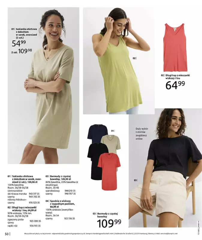 bonprix - gazetka promocyjna Katalog Urlopowe niezbędniki od wtorku 17.06 do poniedziałku 28.07 - strona 52