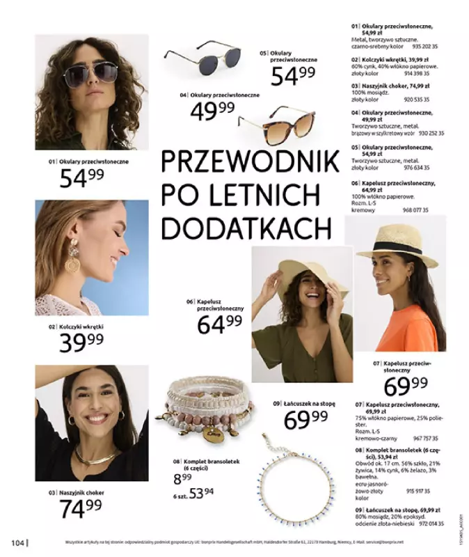 bonprix - gazetka promocyjna Katalog Urlopowe niezbędniki od wtorku 17.06 do poniedziałku 28.07 - strona 106
