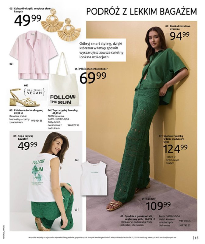 bonprix - gazetka promocyjna Katalog Urlopowe niezbędniki od wtorku 17.06 do poniedziałku 28.07 - strona 17