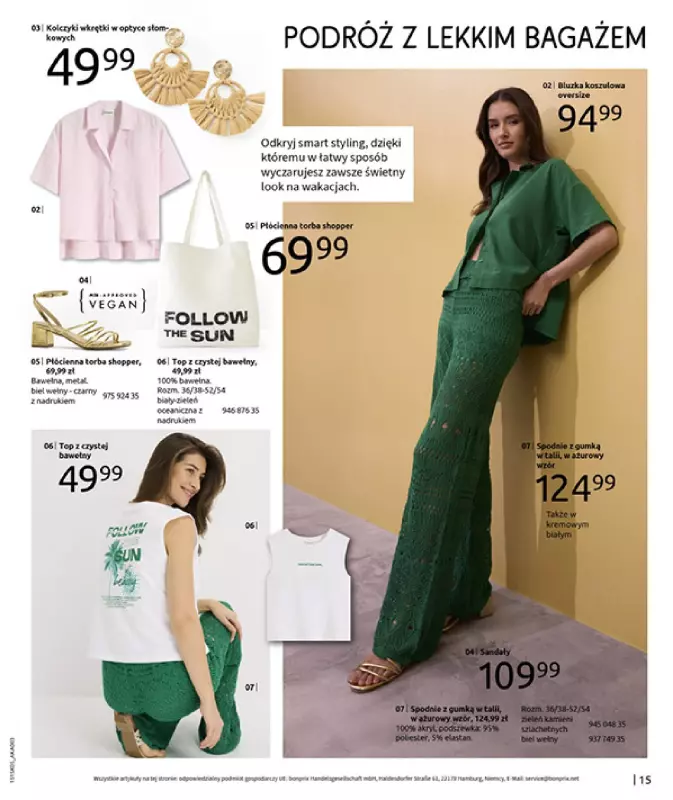 bonprix - gazetka promocyjna Katalog Urlopowe niezbędniki od wtorku 17.06 do poniedziałku 28.07 - strona 17