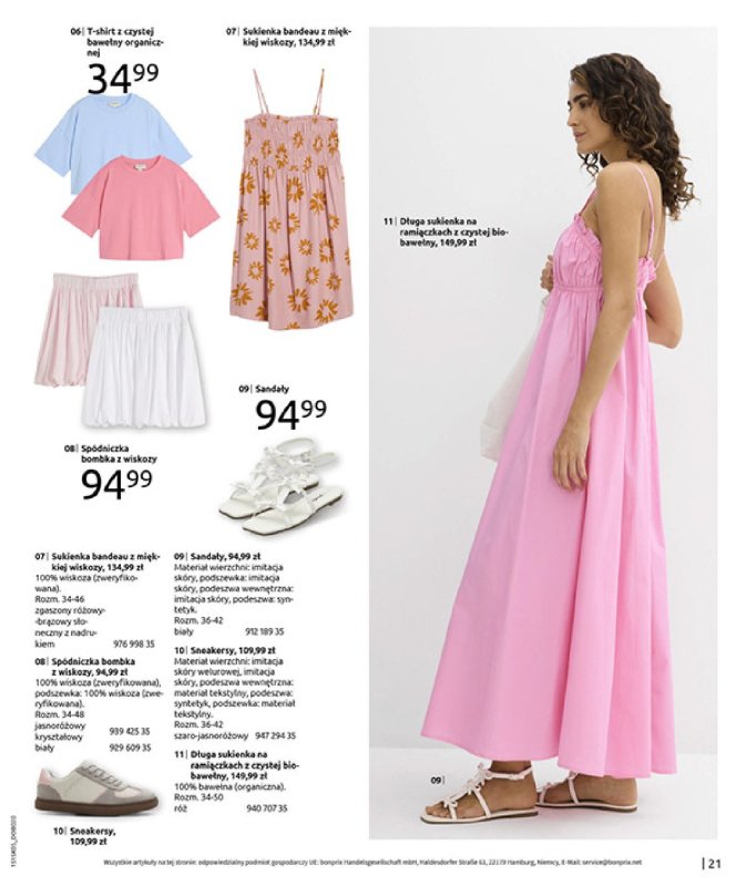 bonprix - gazetka promocyjna Katalog Urlopowe niezbędniki od wtorku 17.06 do poniedziałku 28.07 - strona 23
