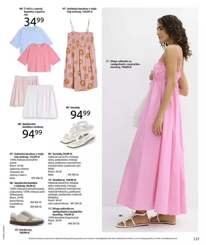 bonprix - gazetka promocyjna Katalog Urlopowe niezbędniki od wtorku 17.06 do poniedziałku 28.07 - strona 23