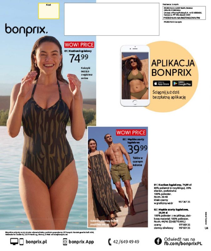 bonprix - gazetka promocyjna Katalog Urlopowe niezbędniki od wtorku 17.06 do poniedziałku 28.07 - strona 124