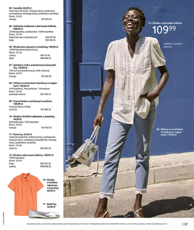 bonprix - gazetka promocyjna Katalog Urlopowe niezbędniki od wtorku 17.06 do poniedziałku 28.07 - strona 59