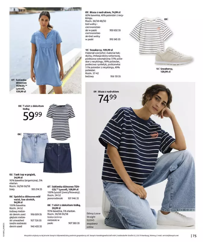 bonprix - gazetka promocyjna Katalog Urlopowe niezbędniki od wtorku 17.06 do poniedziałku 28.07 - strona 77