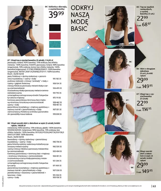 bonprix - gazetka promocyjna Katalog Urlopowe niezbędniki od wtorku 17.06 do poniedziałku 28.07 - strona 65