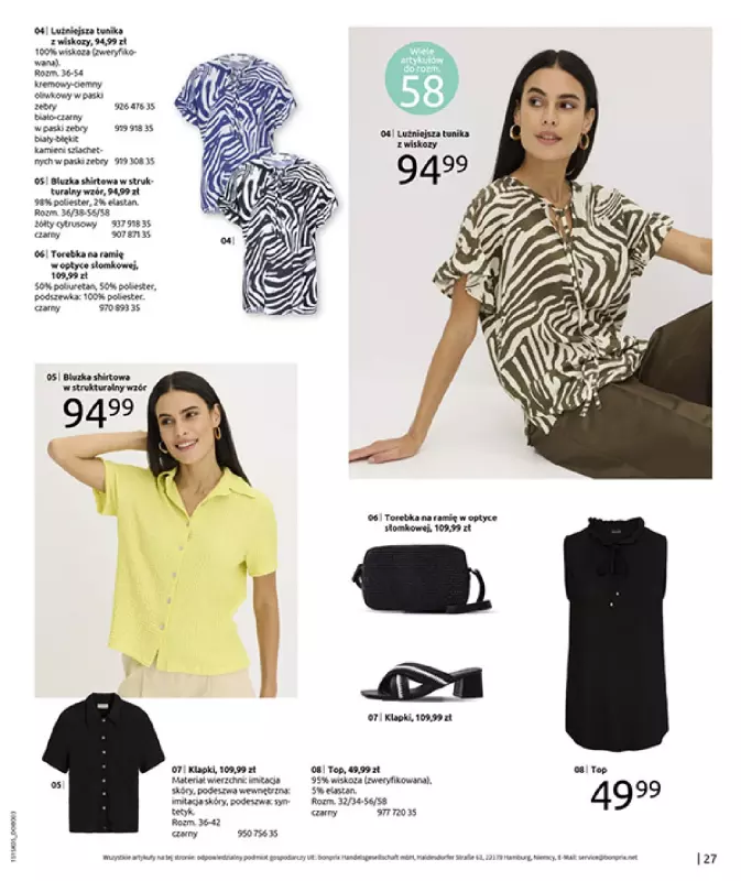bonprix - gazetka promocyjna Katalog Urlopowe niezbędniki od wtorku 17.06 do poniedziałku 28.07 - strona 29
