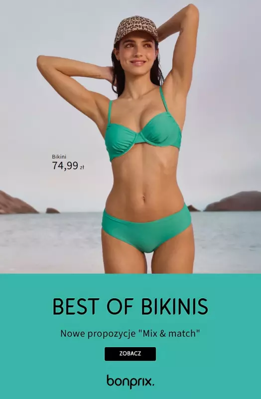 bonprix - gazetka promocyjna Best of Bikinis – odkryj nowe zestawy "Mix & match" od soboty 21.06 