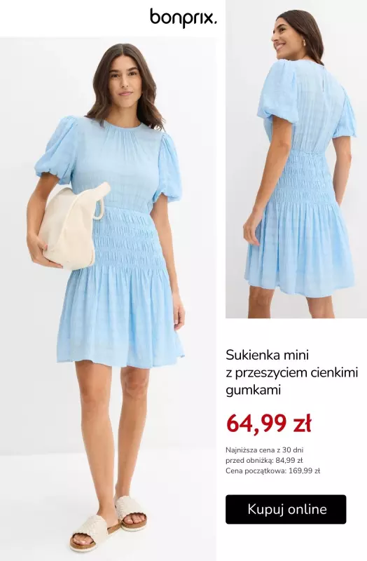 bonprix - gazetka promocyjna Wyprzedaż odzieży damskiej - zobacz nowe od środy 25.06 do wtorku 01.07 - strona 7