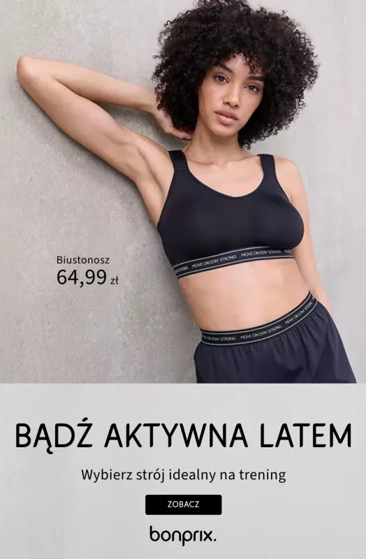 bonprix - gazetka promocyjna Bądź aktywna latem od środy 25.06 do wtorku 01.07