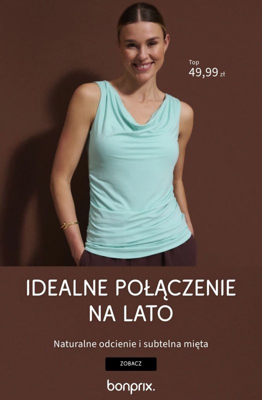 bonprix - gazetka promocyjna Mięta i naturalne odcienie - idealne na lato od piątku 27.06 do czwartku 03.07