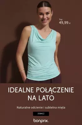 bonprix - gazetka promocyjna Mięta i naturalne odcienie - idealne na lato od piątku 27.06 do czwartku 03.07